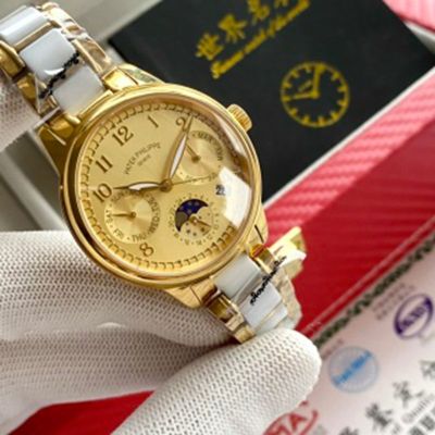 PATEK PHILIPPE Geneve Grand Complications Series Gold and Ceramic Copy Watch